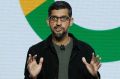 Google CEO Sundar Pichai speaks during a product event in San Francisco. 