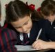 MELBOURNE, AUSTRALIA - MAY 12:  St Michaels Grammar School Year 3 students sitting  the NAPLAN test on May 12, 2015 in ...