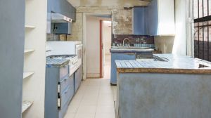 The unrenovated kitchen at 28 Margaret Street, Newtown.