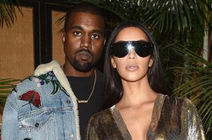 PARIS, FRANCE - SEPTEMBER 29: Kanye West and Kim Kardashian attend the Balmain aftershow party as part of the Paris ...