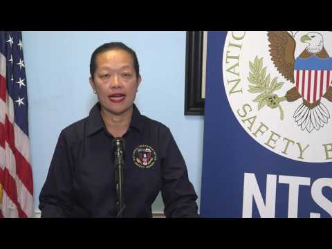 NTSB Vice Chairman Bella Dinh-Zarr brief on Hoboken, NJ train accident September 29, 2016