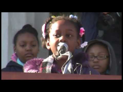 Students remember 'I have a dream' speech