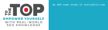 To the Top SEO Course: A case study on carriedils.com