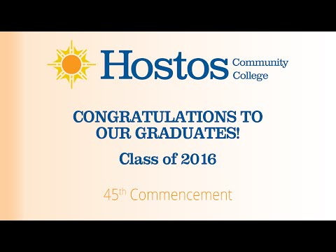 HOSTOS’ 45TH COMMENCEMENT CEREMONY