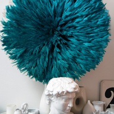 Large Bamileke Feather Juju Hat - Artwork