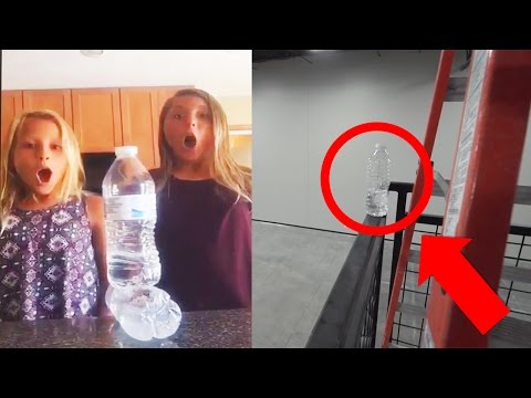 Top 15 LUCKIEST Water Bottle Flips !