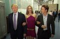 Donald Trump, actress Arianne Zucker, and host Billy Bush in the 2005 tape.