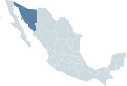 Location within Mexico