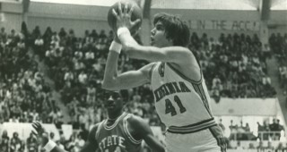 Wally Walker was the leading man for the ’76 Cavaliers, taking home MVP honors at the ACC tournament and leading the Hoos with 21 points in the championship game. Courtesy photo