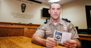 Albemarle’s new police chief, Ron Lantz, wants to foster cooperation during encounters 
with police.
Eze Amos