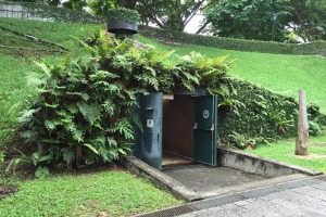 Tunnel to the Battle Box, Fort Canning Park, Singapore.