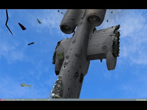 Crazy A 10 Pilot Landed Missile Hit Plane, Safely.