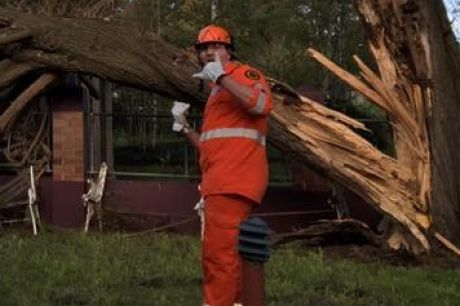 The storm that hit Canberra on Tuesday wreaked havoc at Bungendore.