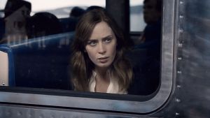 The Girl on the Train starring Emily Blunt as Rachel Watson.