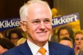 Prime Minister Malcolm Turnbull at the Canberra Liberals campaign launch.