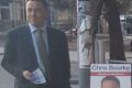 Chris Bourke, photographed covertly and then accused of wrongly using taxpayer-funded material in his election campaign. ...
