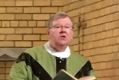 Father John Walshe conducting mass in October 2016 after he returned from Ireland.