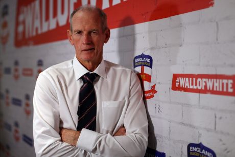 Ironic: England coach Wayne Bennett is set to lose captain Sean O'Loughlin for the Four Nations, as his club Wigan do ...