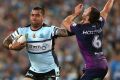 Bulldozer: Andrew Fifita played a key role in the victory.