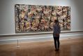 Jackson Pollock's 'Blue Poles' is on loan to the Royal Academy of Arts in London for the 'Abstract Expressionism' exhibition.