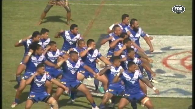 Samoa's fierce war cry