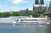 Cruising the Rhine in Cologne.