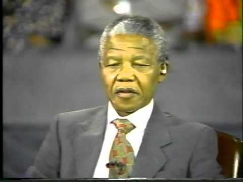 Nelson Mandela destroys Ted Koppel   Part 1