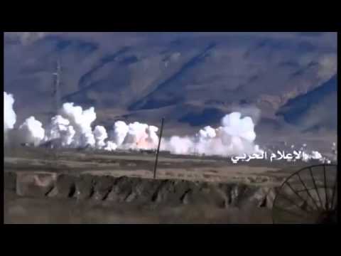 Syrian War:MRLS heavy shelling in Hama./Guerra Siriana:MRLS contro terroristi