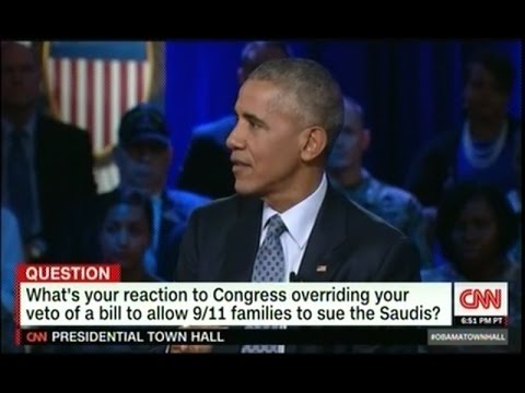 FULL CNN Obama Presidential Town Hall 9/28/2016: America's Military and Commander in Chief Part 2/2