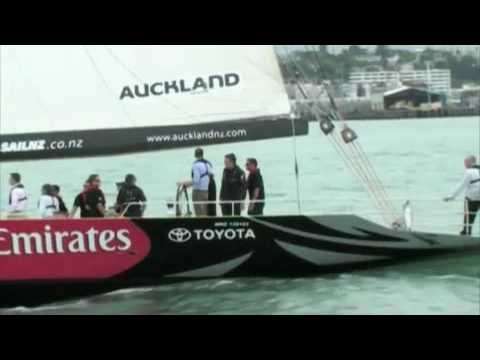 Prince William sails on the Waitemata Harbour