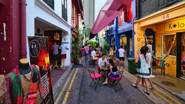 Haji Lane: This small lane in the Arab Quarter is the antidote to high-street fashion.