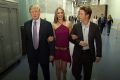 Donald Trump, actress Arianne Zucker, and host Billy Bush in the 2005 tape.