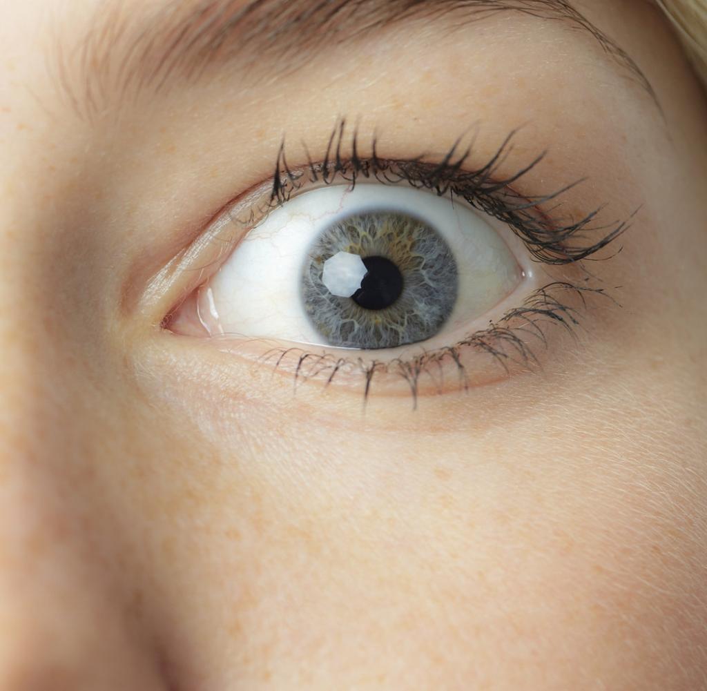 Eyes of young woman, close-up