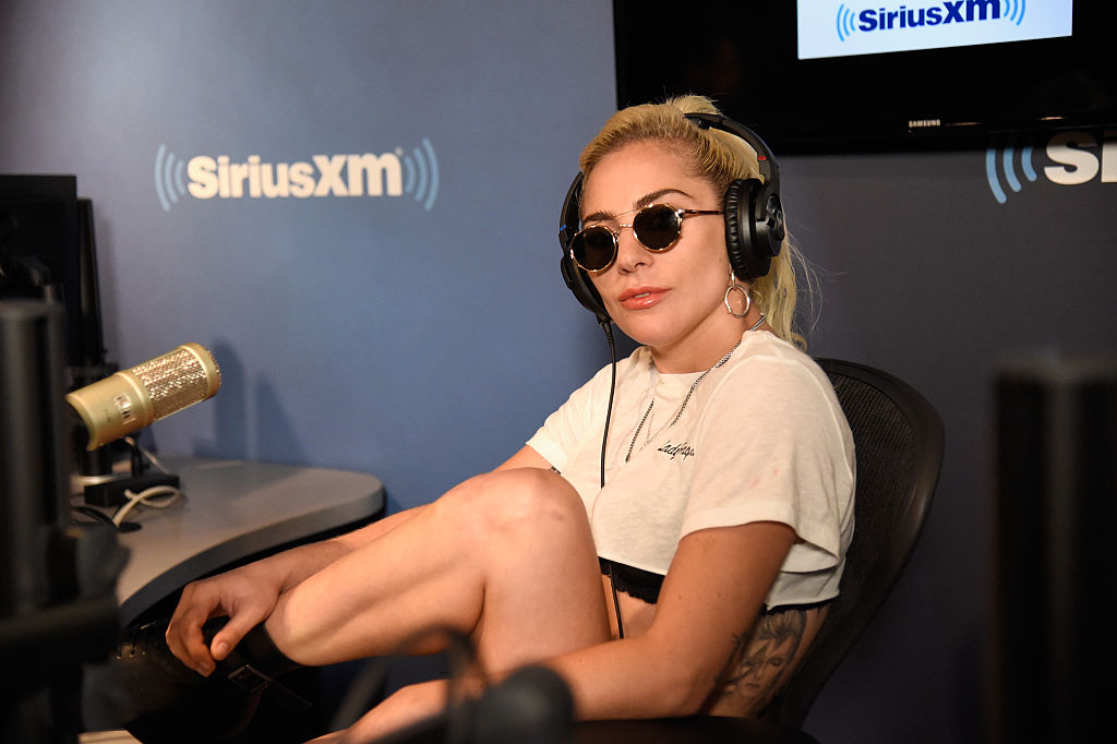 Lady Gaga visits the SiriusXM Studios on September 12, 2016 in New York City.