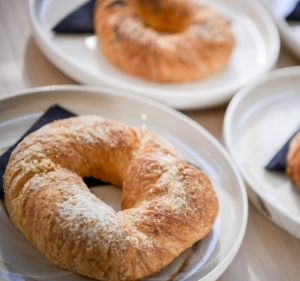 Crux & Co's signature crogel pastries - croissant-bagel hybrids.