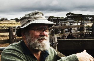 Tom Brinkworth at his property in South Australia.