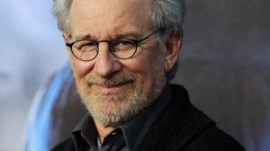 Executive producer Steven Spielberg arrives for the world premiere of Universal Pictures motion picture  Cowboys & ...
