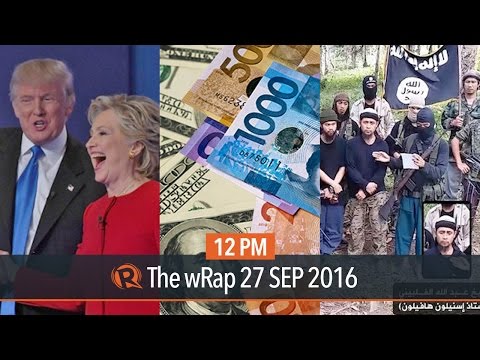 Clinton vs Trump, Duterte, vs Abu Sayyaf, Philippine peso drop | 12PM wRap