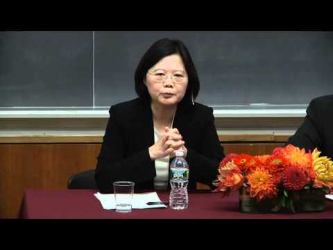 Tsai Ing-wen, "Taiwan: Policy Challenges, Choices, and Leadership in the Next Decade" -- Q & A