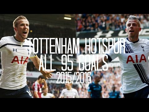 Tottenham Hotspur - All 95 Goals - 2015/2016 - English Commentary (Just Goals)