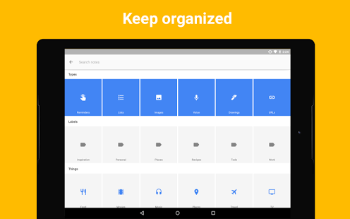   Google Keep- screenshot thumbnail   