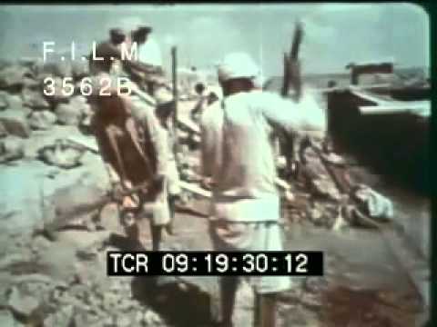 Vintage Suez Canal (stock footage / archival footage)