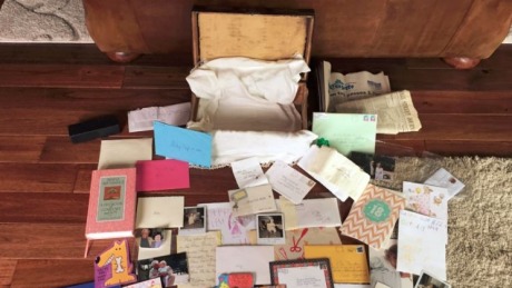 The letters from 18-year-old Abby's time capsule.