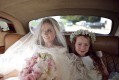 Geri Halliwell and her daughter Bluebell on the day she married Christian Horner in 2015.