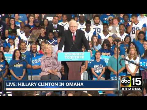 FULL: Warren Buffett endorses Hillary Clinton in Omaha, NE