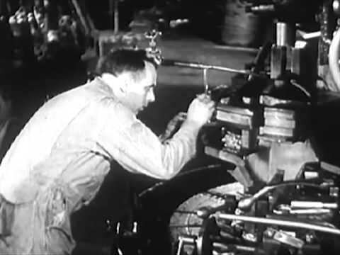 American Industrial Production "Manpower"  - 1943 Educational Documentary - Ella73TV