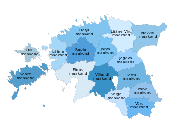 Counties of Estonia