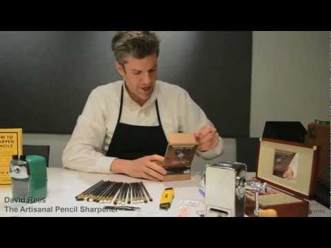 David Rees and Blackwing Pencils: Artisanal Pencil Sharpening