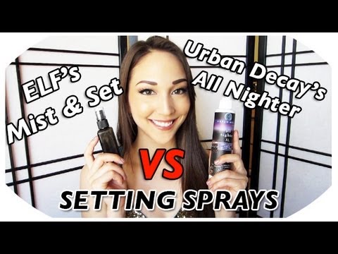 ELF Mist & Set vs Urban Decay All Nighter Makeup Setting Spray