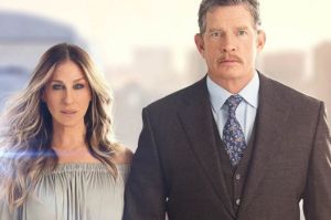 A long way from the City: Sarah Jessica Parker and Thomas Haden Church in <i>Divorce</I>.